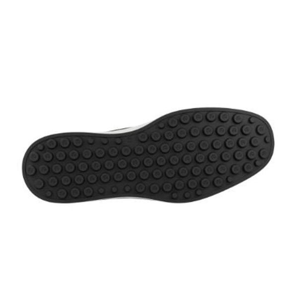 ECCO MEN\'S 46 S LITE MOC SLIP ON LOAFERS TARMAC LEATHER NIB 12-12.5